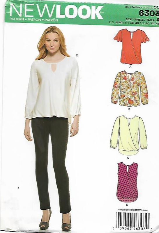 Picture of 125 NEW LOOK 6303: TOP SIZE 8-20