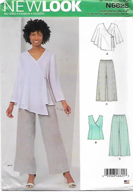 Picture of 109 NEW LOOK N6625: TOP & PANTS SIZE 10-22