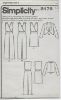 Picture of C169 SIMPLICITY 8178: JUMPSUIT, DRESS & JACKET SIZE 6-14