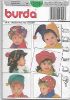 Picture of A3 BURDA 4219: CHILDS HATS SIZE 44 -52 cm