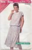 Picture of A139 SEE/SEW 6390/723: TOP & SKIRT SIZE 16-24