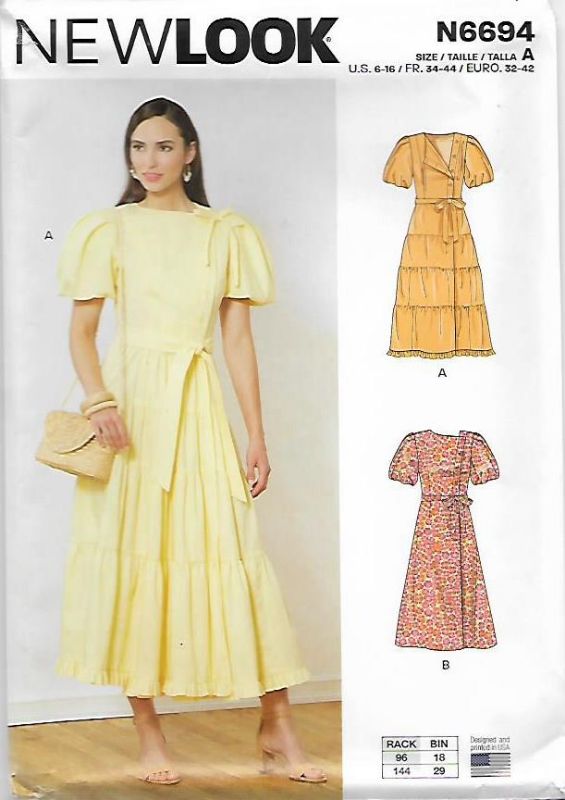 Picture of 65 NEW LOOK N6694: DRESS SIZE 6-16