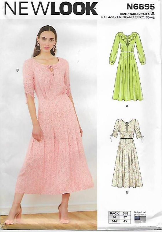 Picture of 81 NEW LOOK N6695: DRESS SIZE 4-16