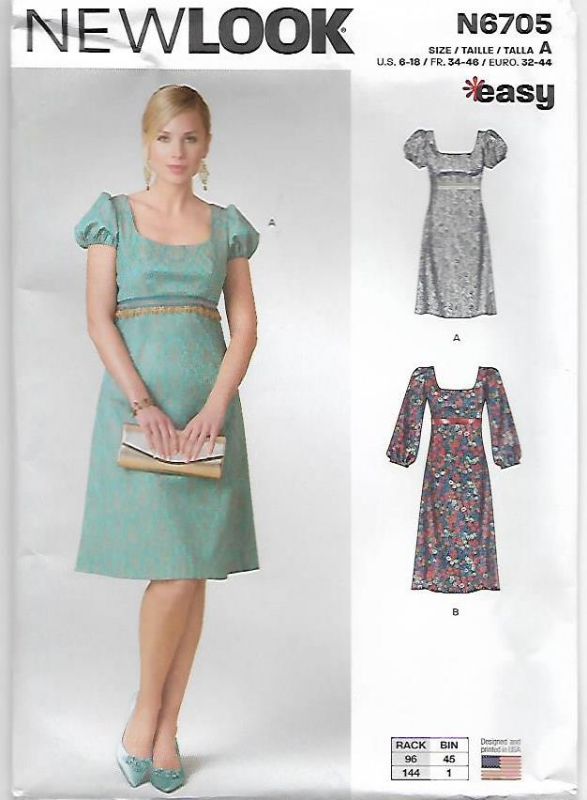Picture of 126 NEW LOOK N6705: DRESS SIZE 6-18