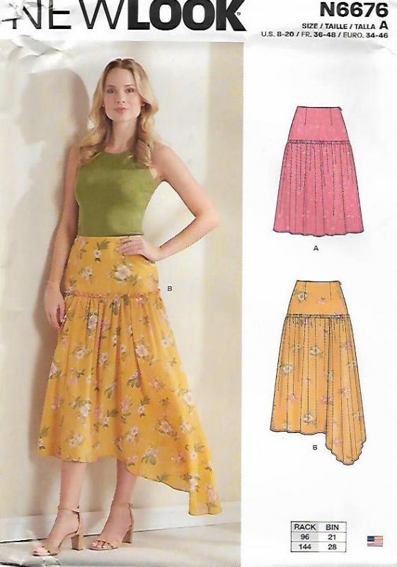 Picture of B90 NEW LOOK N6676: SKIRT SIZE 8-20