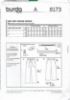 Picture of B12 BURDA 6173: PANTS SIZE 8-18