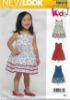 Picture of B144 NEW LOOK N6610: GIRL'S DRESS SIZE 6M-6YRS 