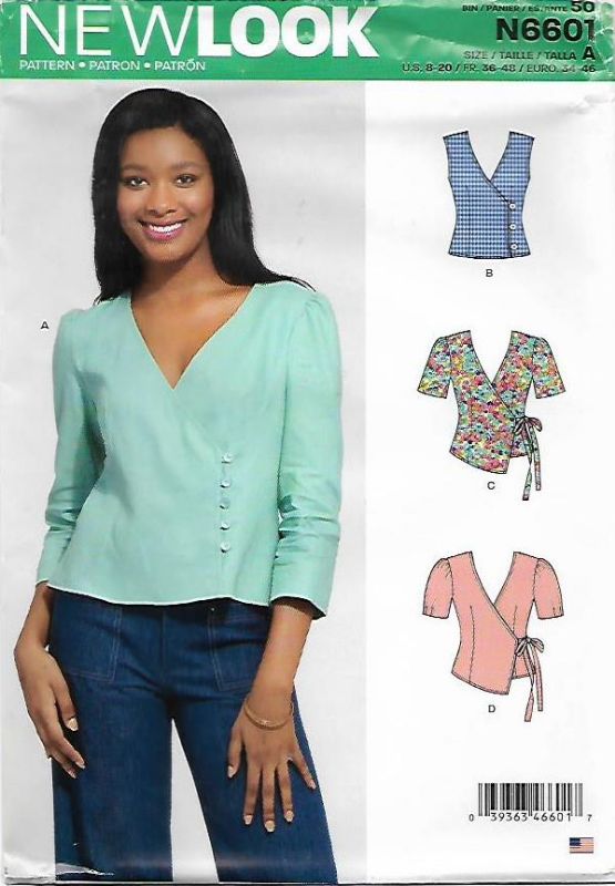 Picture of B201 NEW LOOK N6601: TOP'S OR VEST SIZE 8-20