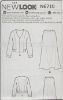 Picture of B260 NEW LOOK N6710: TOP & SKIRT SIZE 8-18