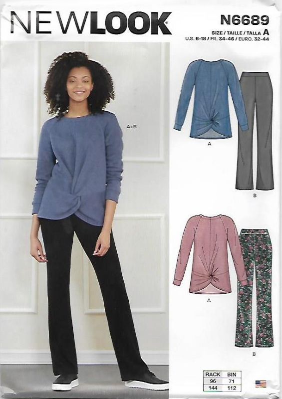 Picture of B141 NEW LOOK N6689: TOP & PANTS SIZE 6-18