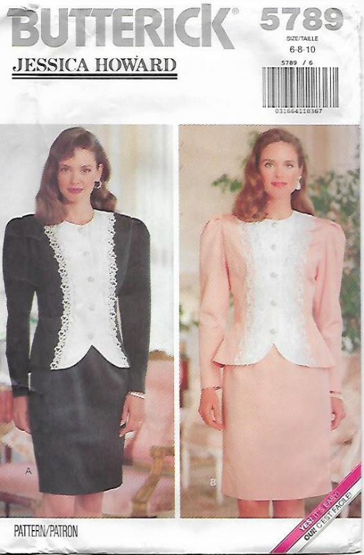 Picture of A46 BUTTERICK 5789: TOP & SKIRT SIZE 6-10
