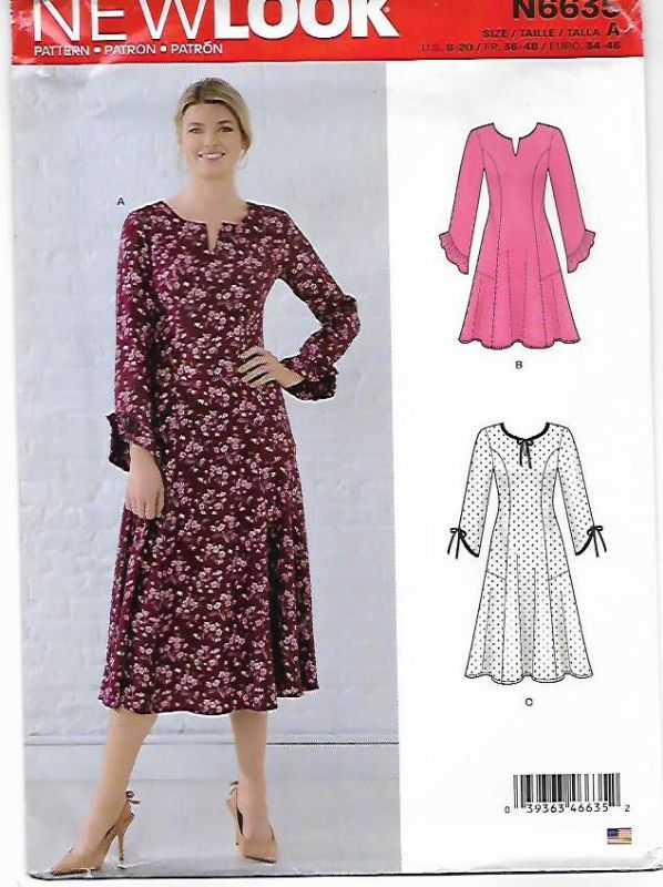 Picture of 28 NEW LOOK N6635: DRESS SIZE 8-20