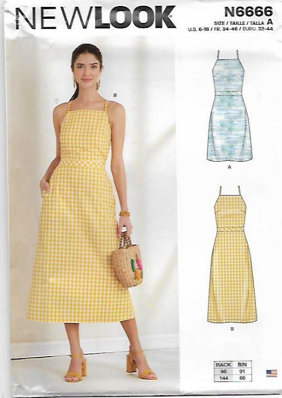 Picture of B246 NEW LOOK N6666: DRESS SIZE 6-18