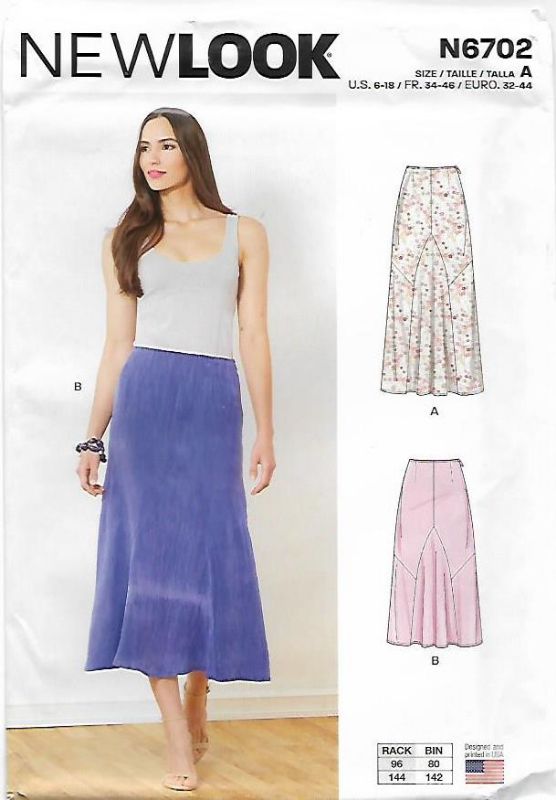 Picture of B66 NEW LOOK N6702: SKIRT SIZE 6-18