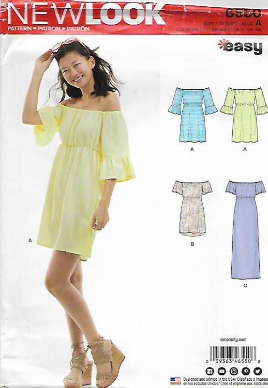 Picture of B117 NEW LOOK 6550: DRESS SIZE 8-20