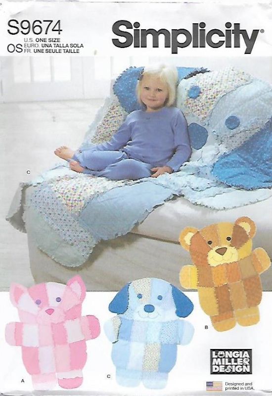 Picture of 80 SIMPLICITY S9674: CHILD'S RUG ONE SIZE 
