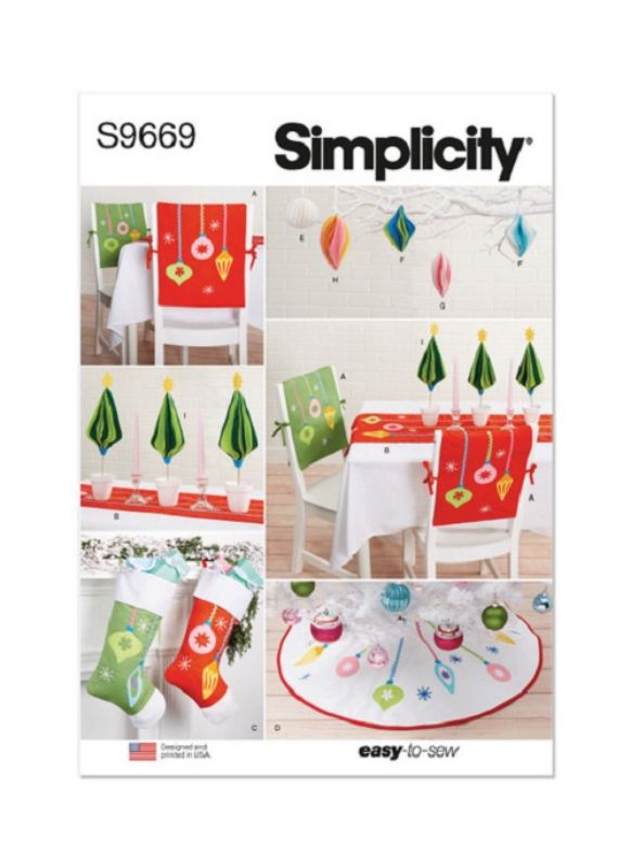 Picture of X1 SIMPLICITY S9669: CHRISTMAS DECOR ONE SIZE 