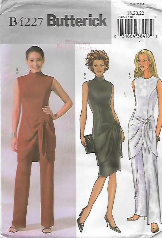 Picture of C252 BUTTERICK B4227: DRESS PANTS & SKIRT SIZE 18-22