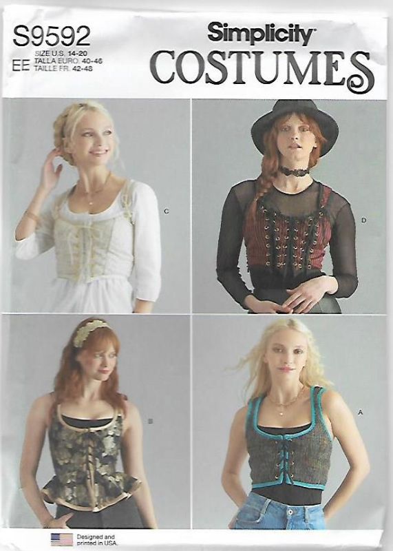 Picture of B262 SIMPLICITY S9592: CORESTS SIZE 14-20