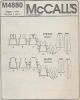 Picture of C323 McCALL'S  M4880: MATERNITY TOP, SKIRT & PANTS SIZE 8-14
