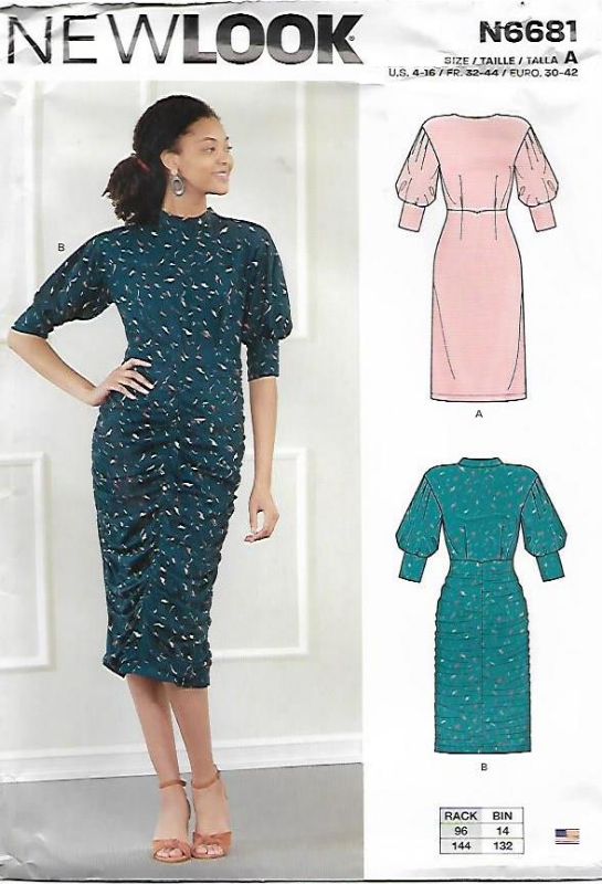 Picture of 106 NEW LOOK N6681: DRESS SIZE 4-16