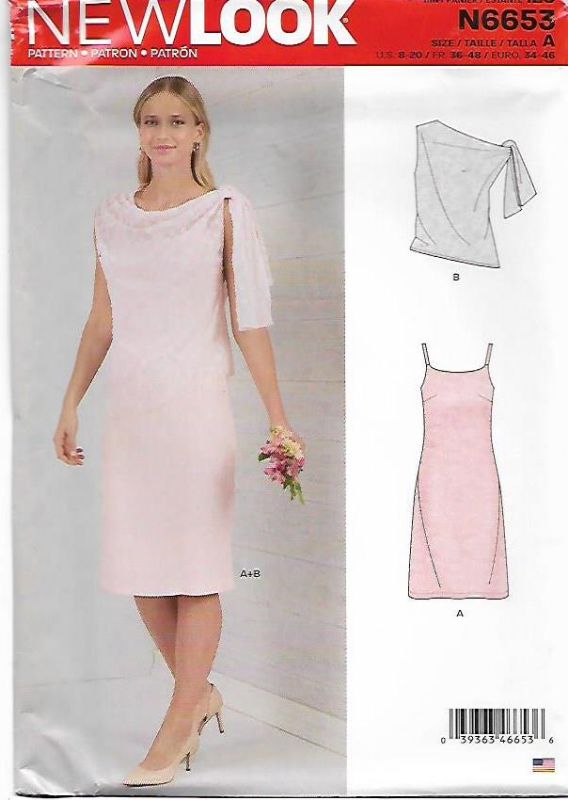 Picture of 28 NEW LOOK N6653: TOP OR DRESS SIZE 8-20