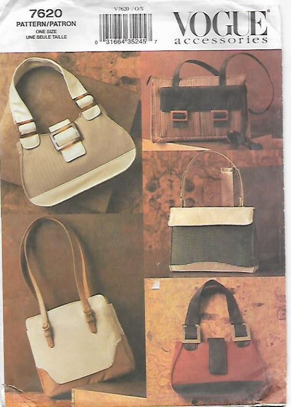 Picture of C76 VOGUE 7620: BAGS ONE SIZE 