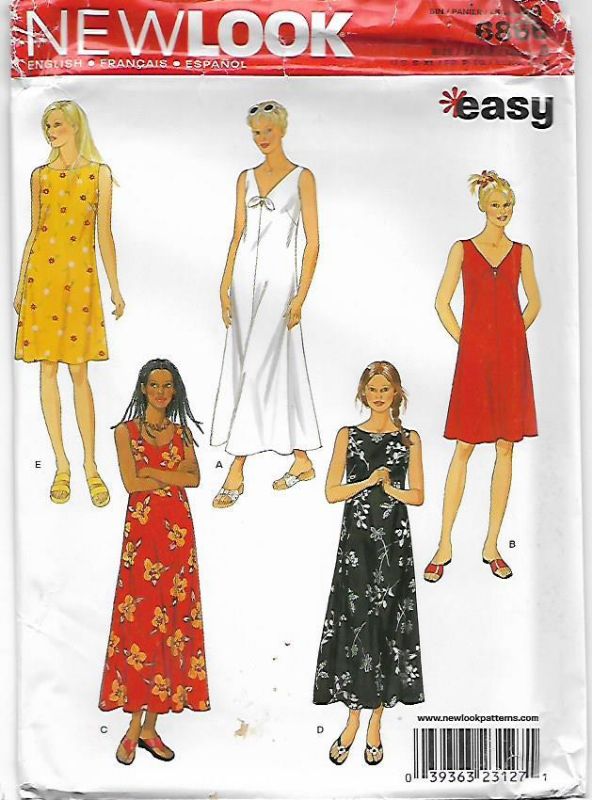 Picture of B89 NEW LOOK 6866: DRESS SIZE 10-24