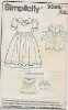 Picture of C208 SIMPLICITY 9596: GIRLS DRESS & DOLLS DRESS (18") SIZE 7-14 