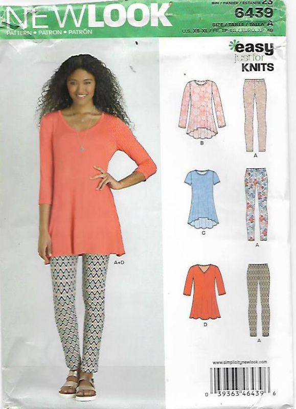 Picture of 109 NEW LOOK 6439: TOP & PANTS SIZE 6-24