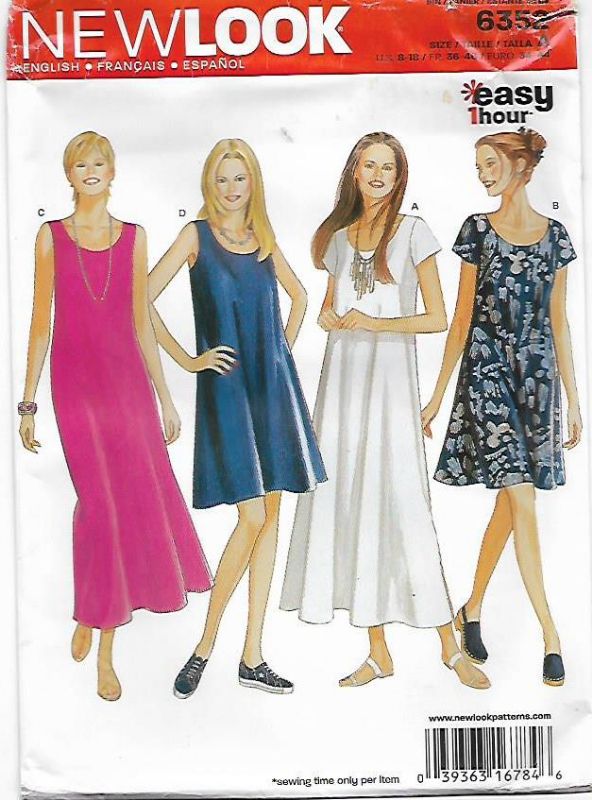 Picture of B123 NEW LOOK 6352: DRESS SIZE 8-18