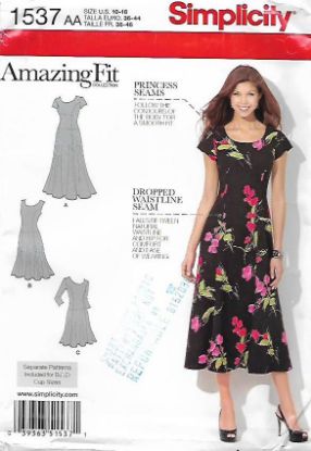 Picture of C151 SIMPLICITY 1537: DRESS SIZE 10-18