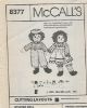Picture of C266 McCALL'S 8377: RAG DOLL'S & CLOTHES ONE SIZE 