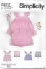 Picture of 35 SIMPLICITY S9317: GIRL'S DRESS OR TOP & PANTS SIZE NB-12M