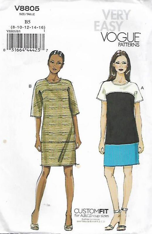 Picture of C90 VOGUE V8805: DRESS SIZE 16-24