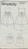 Picture of C286 SIMPLICITY 5701: GIRLS DRESS SIZE 6M-2YRS 