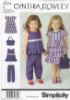 Picture of C315 SIMPLICITY 1624: GIRL'S DRESS, TOP,  PANTS & BAG SIZE 6M-4