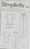 Picture of 104 SIMPLICITY S9276: MISSES SCRUBS SIZE 6-14