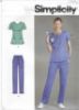 Picture of 80 SIMPLICITY  S9276: MISSES SCRUBS SIZE 16-24