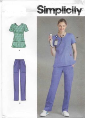 Picture of 80 SIMPLICITY  S9276: MISSES SCRUBS SIZE 16-24