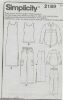 Picture of 129 SIMPLICITY 2189: DRESS, SHIRT. TOP & PANTS SIZE 10-18