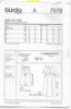 Picture of A125 BURDA 7078: DRESS SIZE 10-20
