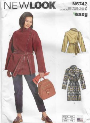 Picture of 60 NEW LOOK N6742: COAT OR JACKET SIZE 6-24