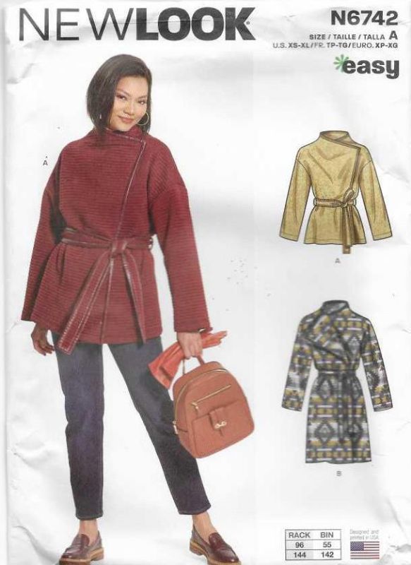 Picture of 60 NEW LOOK N6742: COAT OR JACKET SIZE 6-24