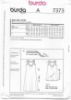 Picture of B196 BURDA 7373: DRESS SIZE 8-20