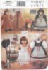 Picture of C252 VOGUE 9641: EARLY AMERICAN DOLL OUTFITS SIZE 18"or 46cm 