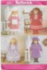 Picture of A139 BUTTERICK 5864: DOLL'S CLOUTHES SIZE 18"or 46cm