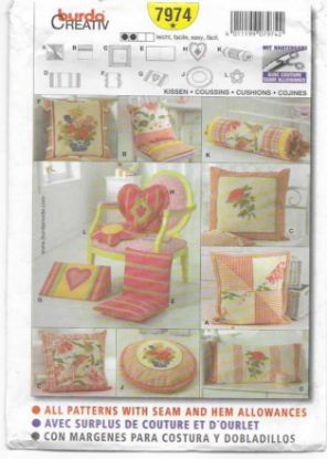 Picture of A95 BURDA 7974: CUSHIONS ONE SIZE 