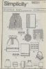 Picture of A106 SIMPLICITY 9231: BRIDAL ACCESSORIES ONE SIZE 