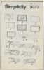 Picture of C5 SIMPLICITY 9072: PLACE MATS & CHAIR PADS 